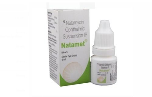 5 ML Natamet Natamycin Ophthalmic Suspension IP, 5% W/V Sterile Eye Drops