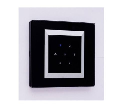 Plastic Black Modular Touch Switches Rated Current 5 Amp Slim And Sturdy Design 