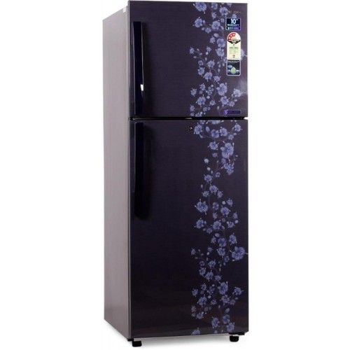 Blue Capacity 200 Liter 240 Voltage Stainless Steel Electrical Double Door Refrigerator