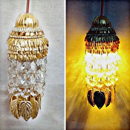 Energy Efficient Easy Installation And Durable Bulb Brass Plastic Decorative Hanging Light