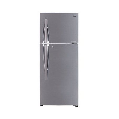 Grey Simple And Elegant Spacious With Adjusting Shelves Stainless Steel Double Door Domestic Refrigerator