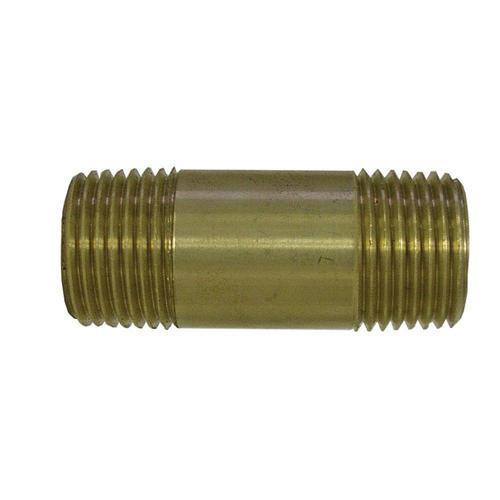 Matt Industrial Use 1 Inch Length Brass Nipple For Plumbing Applications And Hvac Systems