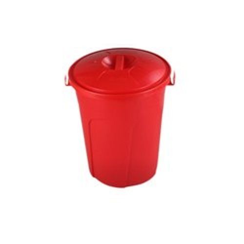 Pvc Lightweight Portable And Durable Red Jumbo Plastic Bucket (Capacity 50 Ltr)