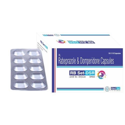 Rb Set-Dsr Rabeprazole And Domperidone Capsules, Pack Of 10 X 10 Capsules