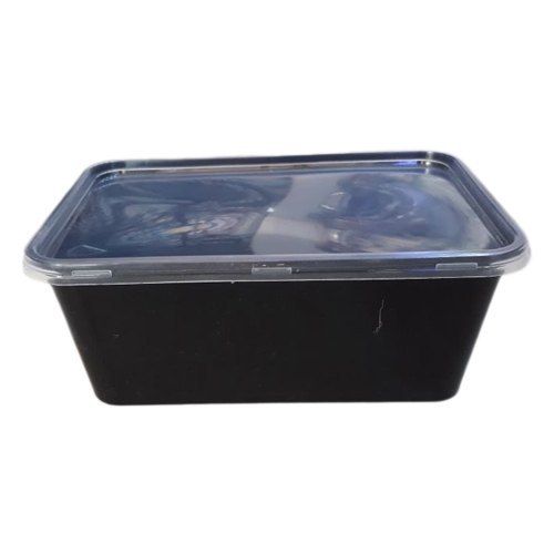 Soft And Stylish Eco Friendly Black Polypropylene Plastic Food Packaging Container