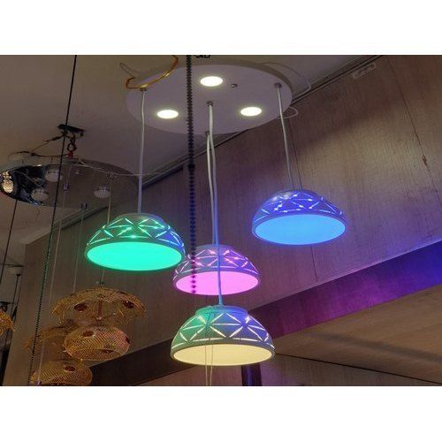 Yellow Good Quality Materials, Long Lasting And Durable Traditional Designer Aluminium Led Wall Hanging Light