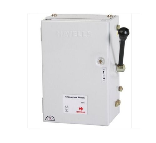 White Changeover Switch Board Current Rating 100amp Voltage 440v 