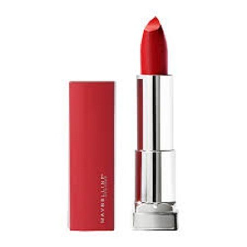 Women Smooth Glossy Finish Fine Waterproof And Long Lasting Red Lipstick