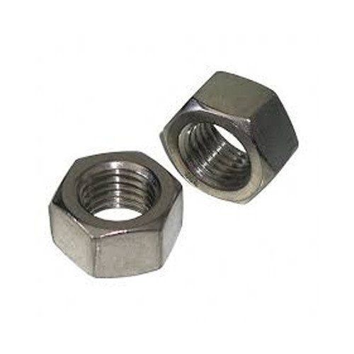 Highly Durable 100 Percent Good Quality Silver Stainless Steel Ms Hex Nut For Construction