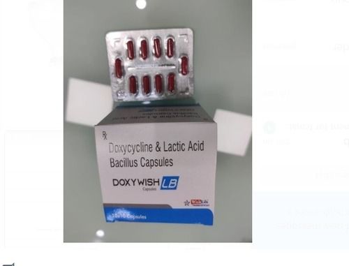 Doxy Wish, Doxycycline & Lactic Acid Bacillus Capsules, To Treat Bacterial Infections