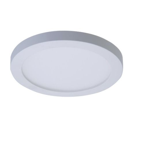 Plastic Electic Indoor Surface Light With Round Shape And 1 Year Warranty, White Light