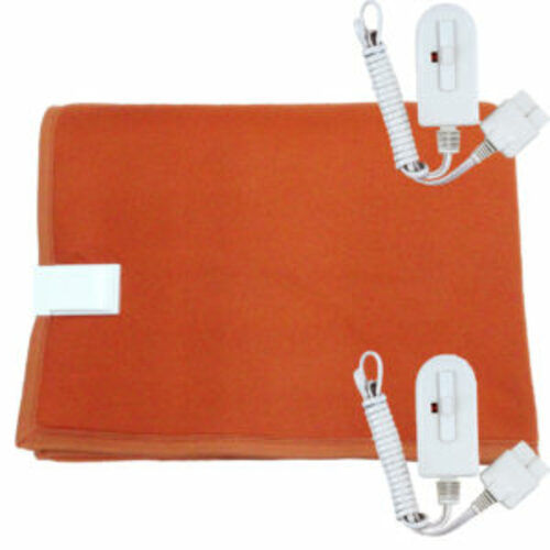 Luxury Electric Blanket Deluxe Saffron Orange Double King Size