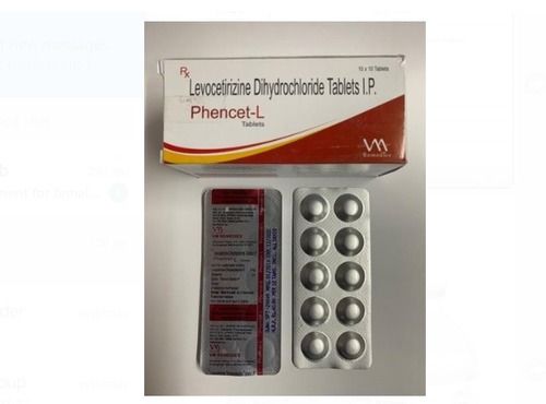 Phencet-L Levocetirizine डायहाइड्रोक्लोराइड टैबलेट I.P सामान्य दवाएं