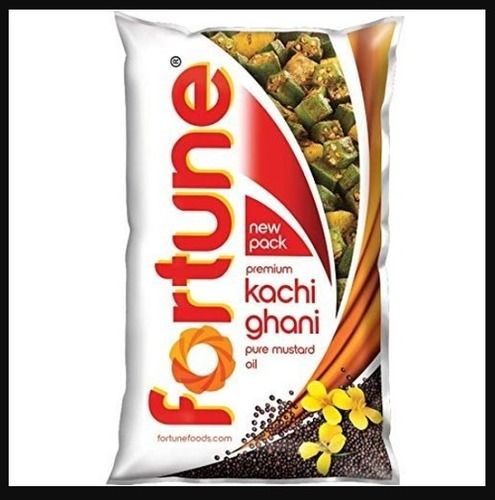 Pure And Natural Fortune Kachi Ghani Mustard Oil For Cooking Usage, Packaging Size 1 Liter
