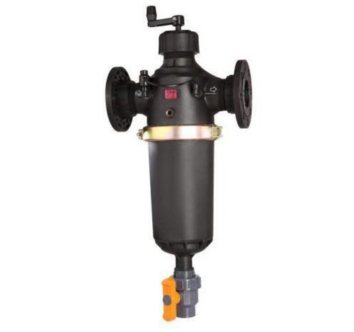 Polyester Semi Auto Screen Filter For Industrial Usage With Black Color 