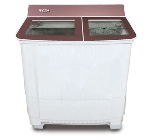 White Shock Proof Less Power Consumption Top Loading Semi Automatic Washing Machine