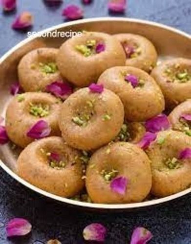 1 Kg Pure And Fresh Brown Round Shape Mawa Burfi Sweet And Delicious Taste 