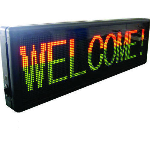 Easy To Use Scrolling Message Advertising Programmable Led Moving Display Board Application: Shops