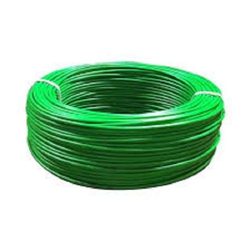 Eco Friendly And Long Lasting Green Color Electrical Pvc Wire For Household