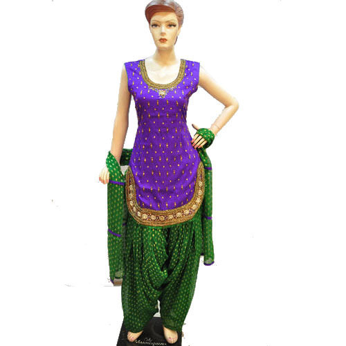 Cotton Blend Plus Size Green Salwar Suit - Sleeveless, Breathable and Quick Dry Design | Printed, Wide-Legged for Summer Comfort