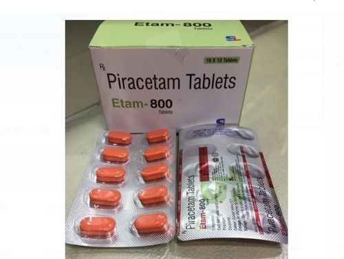 Etam-800, Piracetam टैबलेट का 10x10 टैबलेट का पैक