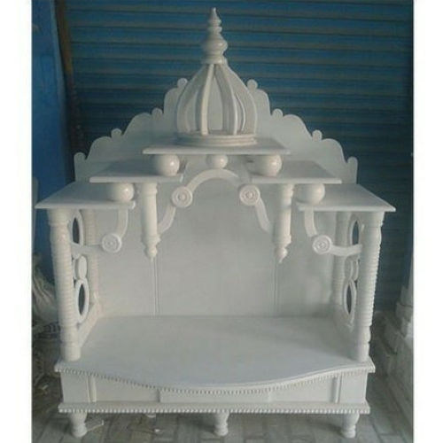 Indian White Marble Pooja Temple for Home Decor
