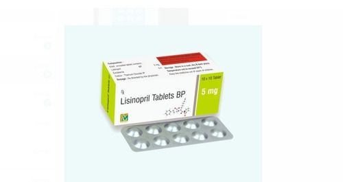 Lisinopril Tablets Bp 5 Mg, 10 X 10 Tab Purity: 98%