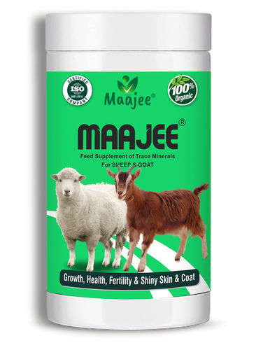 MAAJEE Feed Suppliment, Food for Goats and Sheeps with Nutrition, Mineral Mixtures, Goat Feed,Sheep Feed, Cattle Feed, 908gm 