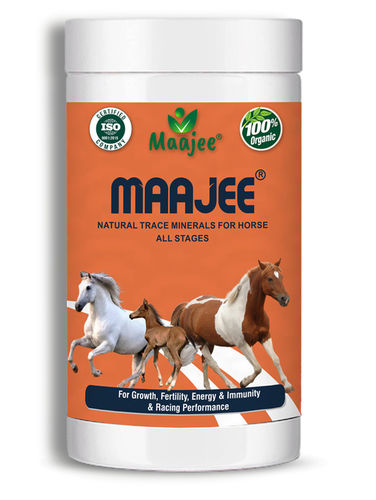 Maajee Nutritious Suppliment Powder, Mineral Mixtures For Horse, Improves Growth, Fertility And Immunity, 908Gm  Suitable For: Horses