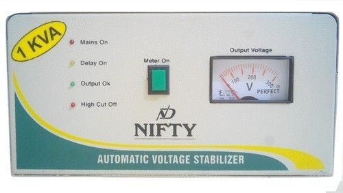 Nifty'S Trustworthy Automatic Analog Copper Wounded Voltage Stabilizer For Ac  Input Voltage: 150 Vac-300 Vac Volt (V)