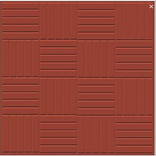 Solid Strong Long Lasting Durable Brown Color Vitrified Material Ceramic Parking Floor Tile Grade: A Grade