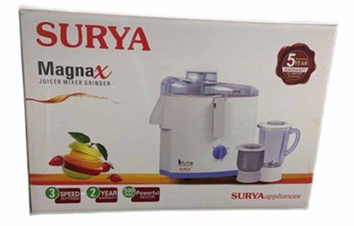 Surya Magna Juicer Mixer Grinder, Premium Build Quality Durable Material