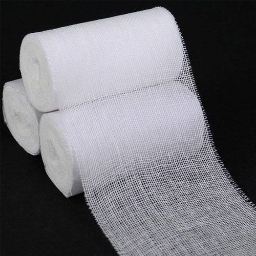 White Self Adhesive Elastic Bandage Roll For First Aid, Cotton ...