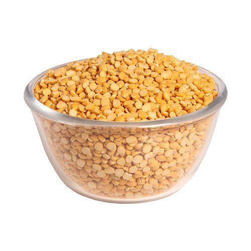 Yellow Color Round Shape 100 Percent Pure Chana Dal 25 Kilogram Packaging Size 