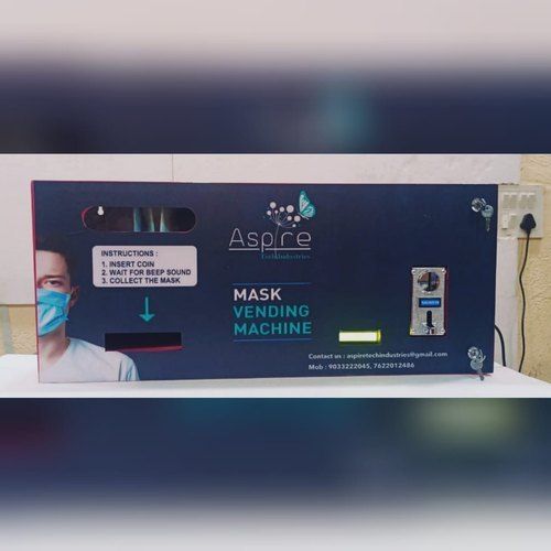 Black Aspire Mask Vending Machine, Highly Durable Fountain Use For Commercial