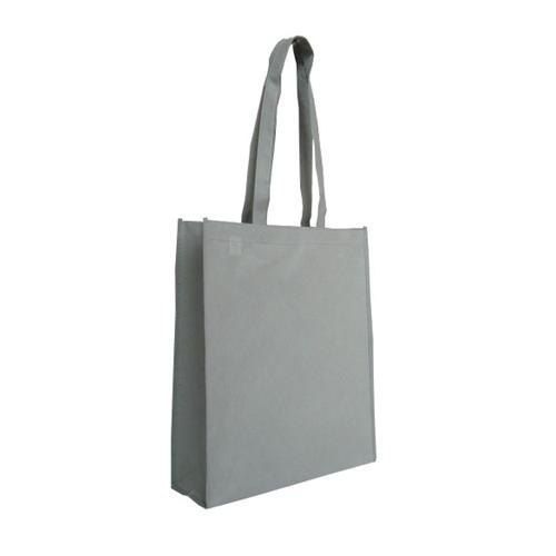 Grey Best Material Low Weight Multiple Shapes Quality Plain Non Woven Loop Handle Bag