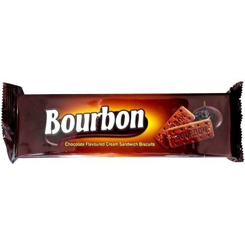 Bourbon Chocolate Flavoured Cream Sandwich Biscuits, Pack Size 175 Gram