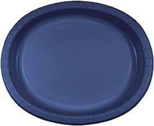 Eco Friendly Easy To Carry Biodegradable Navy Blue Disposable Paper Plates Application: Party