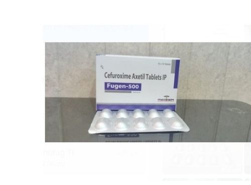 Fugen-500 Cefuroxime Axetil Tablets Ip, बैक्टीरिया के कारण होने वाले संक्रमण का इलाज, 10X10 ब्लिस्टर पैक ग्रेड: मेडिसिन ग्रेड 