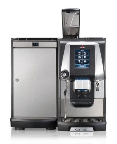 Fully Automatic Coffee Vending Machine, Stainless Steel Rectangular Grey Color