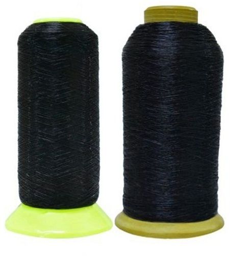 Anti-Piling Long Lasting Sewing And Durable Black Color Nylon Threads Used For Home Purposes