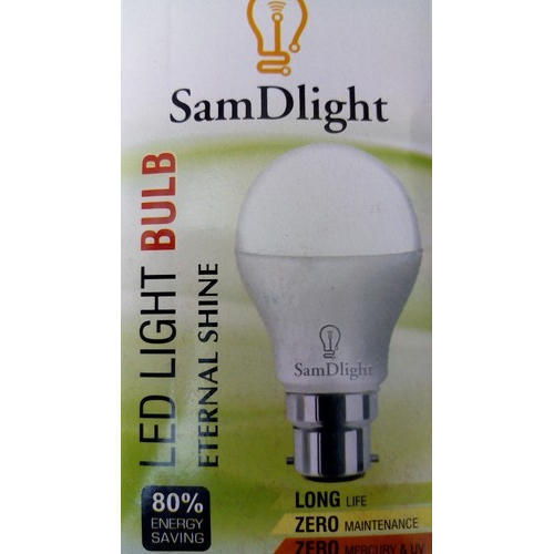 Lower Power Consumption Energy Efficient Cool Day Light White Sam Dlight Led Bulb  Body Material: Aluminum