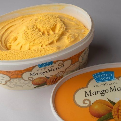 Mother Dairy Mango Marvel Ice Creams With The Rich And Creamy Taste Fat Contains (%): 4.9 Percentage ( % )