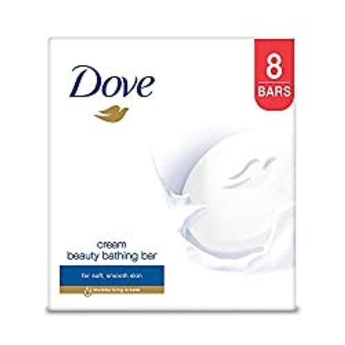 White Soft, Smooth, Moisturized Skin Dove Cream Beauty Bathing Soap 