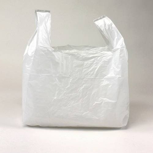 White Disposable 20X26 Inch Silver Colour Plain Plastic Carry Bag