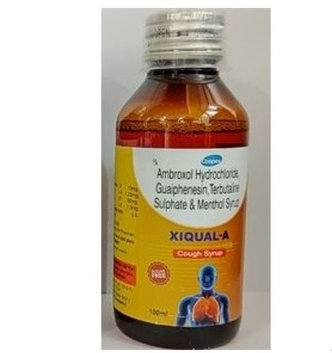 Xiqual-a Ambroxol Hydrochland Guaiphenesin, Terbutaire Sulphate And Menthol Syrup 100ml