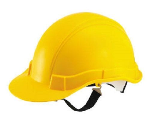 Yellow Color Strong Plastic Abs Industrial Safety Half Face Helmet For Construction Workers