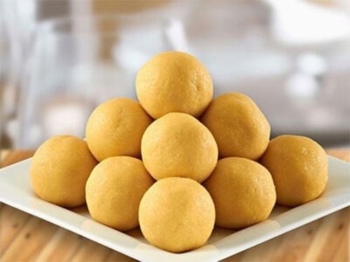 1 Kilogram Packaging Size Round Shape Sweet And Delicious Besan Laddu 