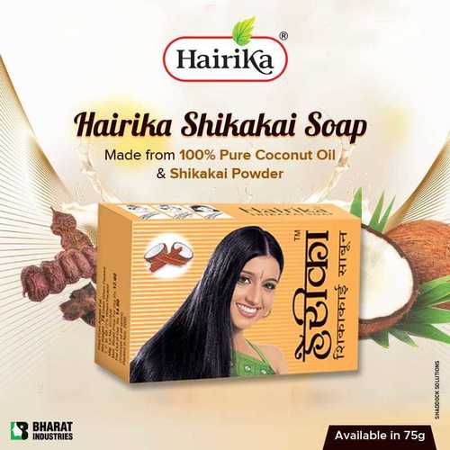 100% Pure Coconut Oil And Shikakai Powder Bath Soap