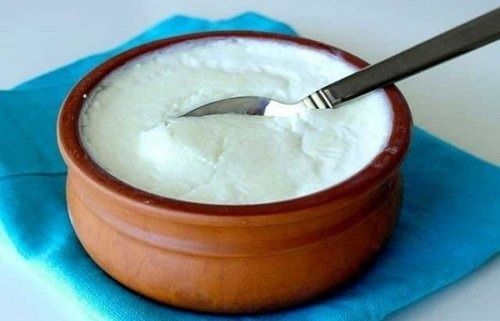 100% Pure Fresh And Homemade White Curd For Food, Cooking